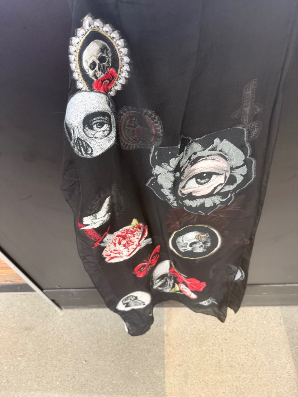 ALEXANDER MCQUEEN FLORAL SCARF